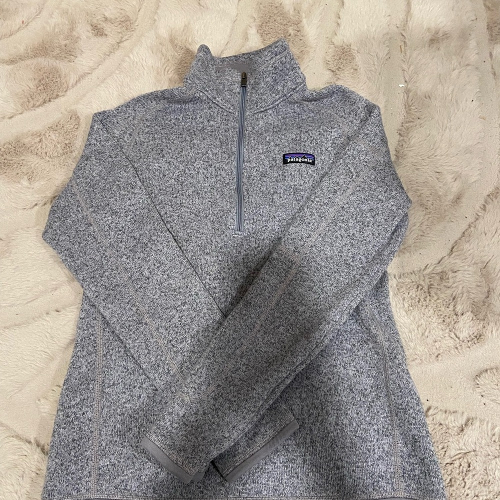 Patagonia Gray Quarter-Zip Pullover